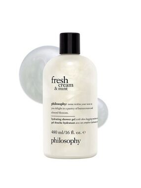 NEW Philosophy SCENT-SATIONAL fresh cream & mint hydrating shower gel